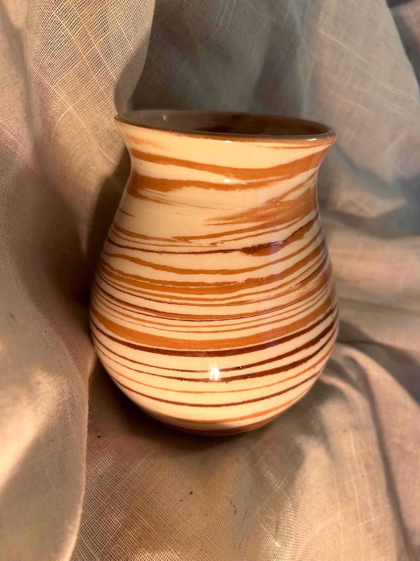 Saturn Marbled Vase