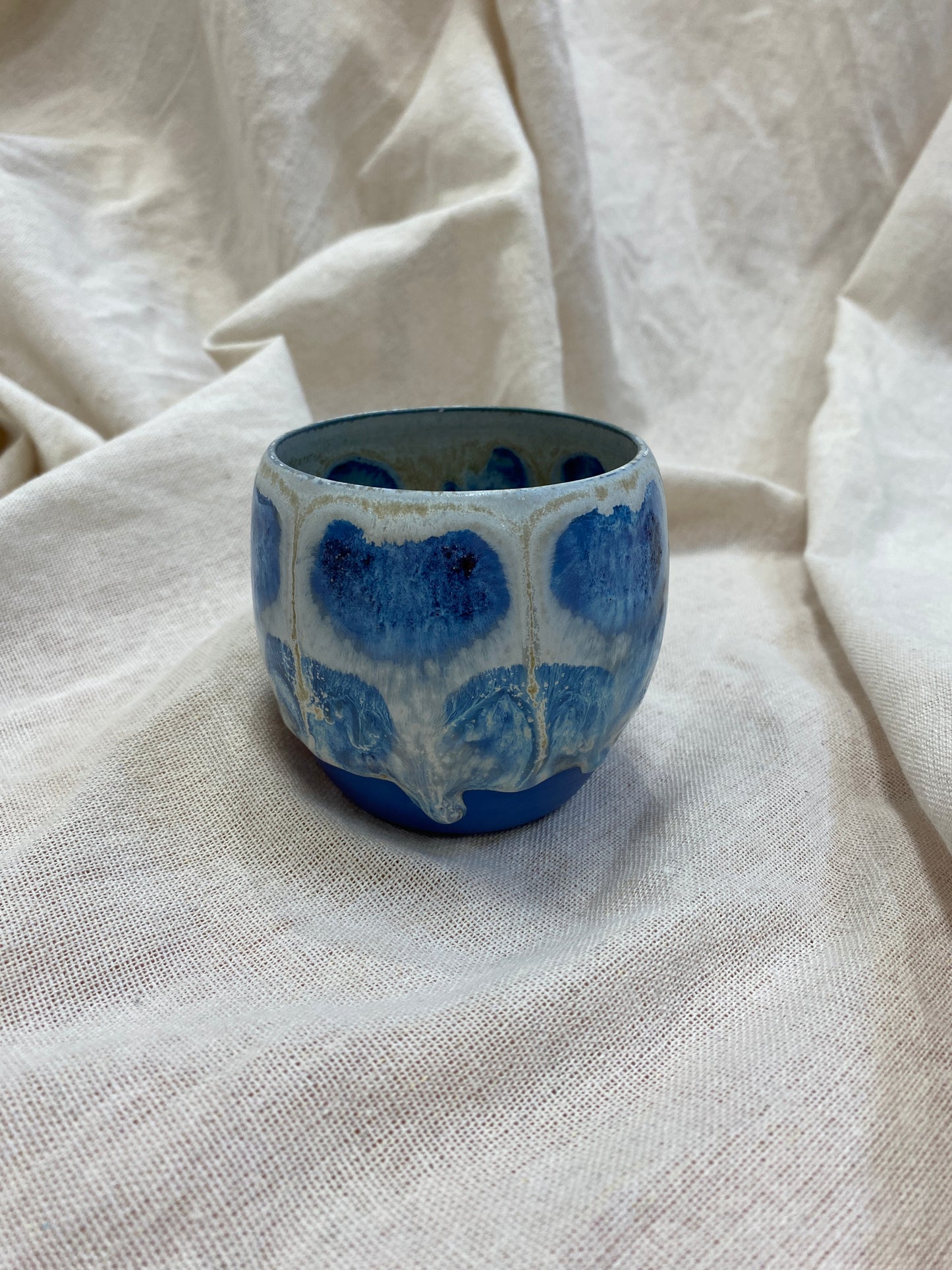 Saphire Blue Porcelain Cup
