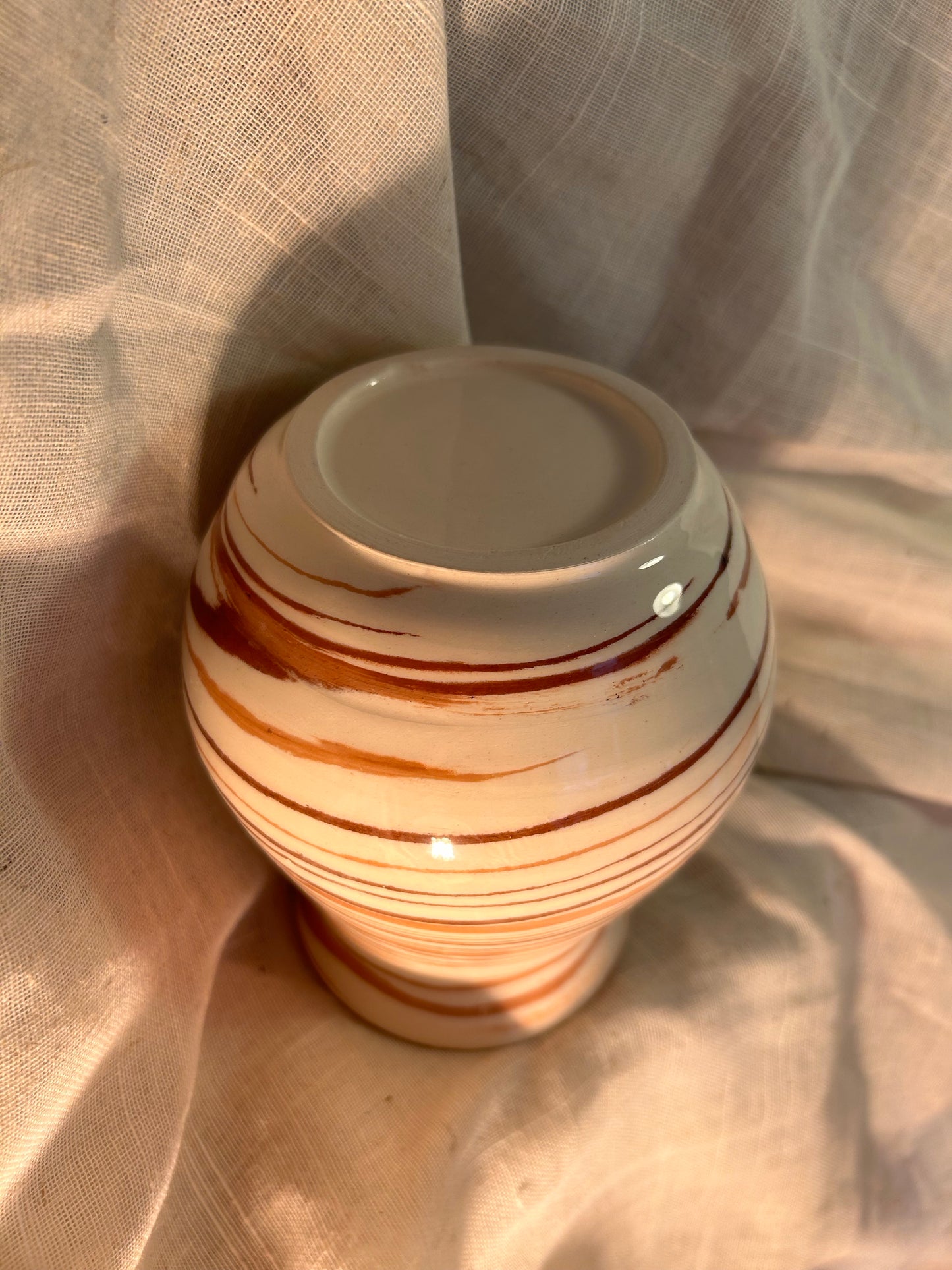 Saturn Marbled Vase