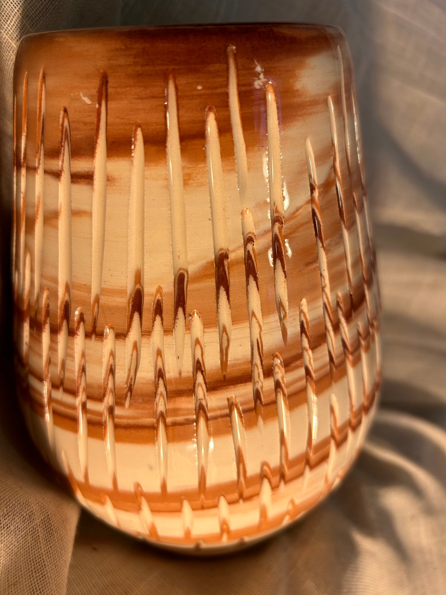 Textured Marble Vase