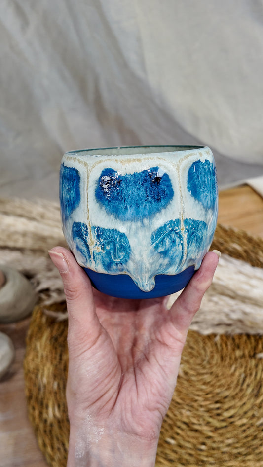 Saphire Blue Porcelain Cup
