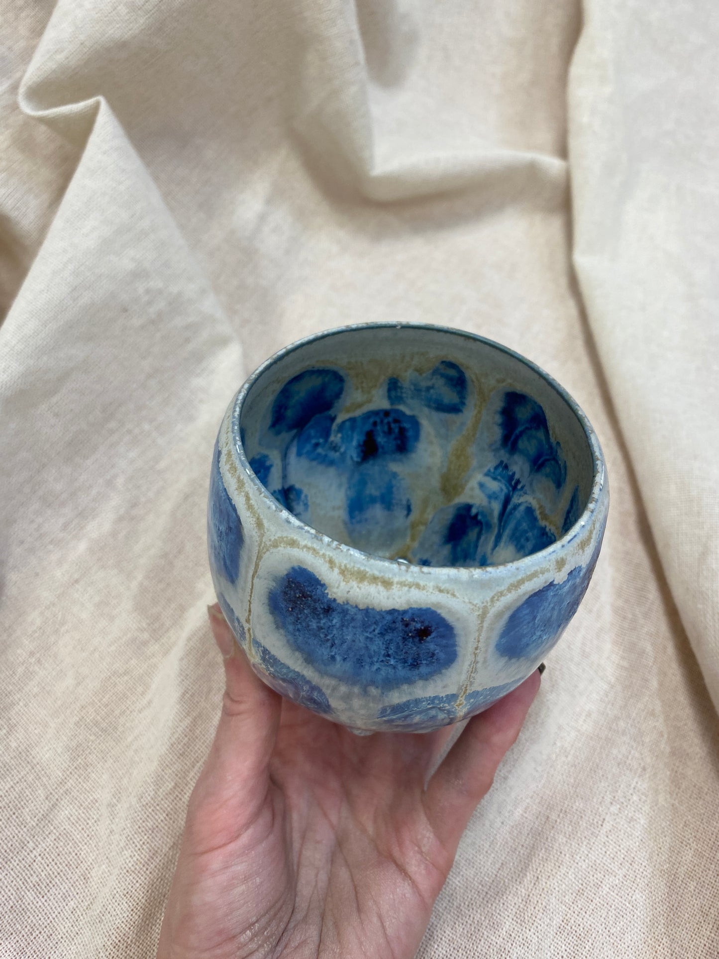 Saphire Blue Porcelain Cup
