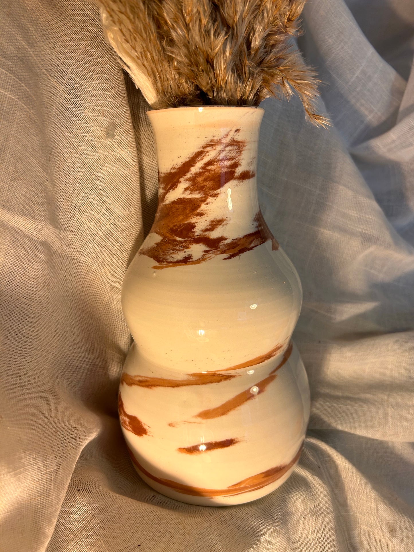 Marbled Bubble Vase