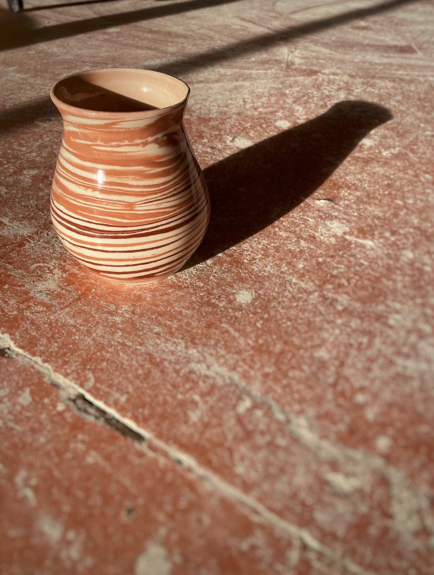Saturn Marbled Vase