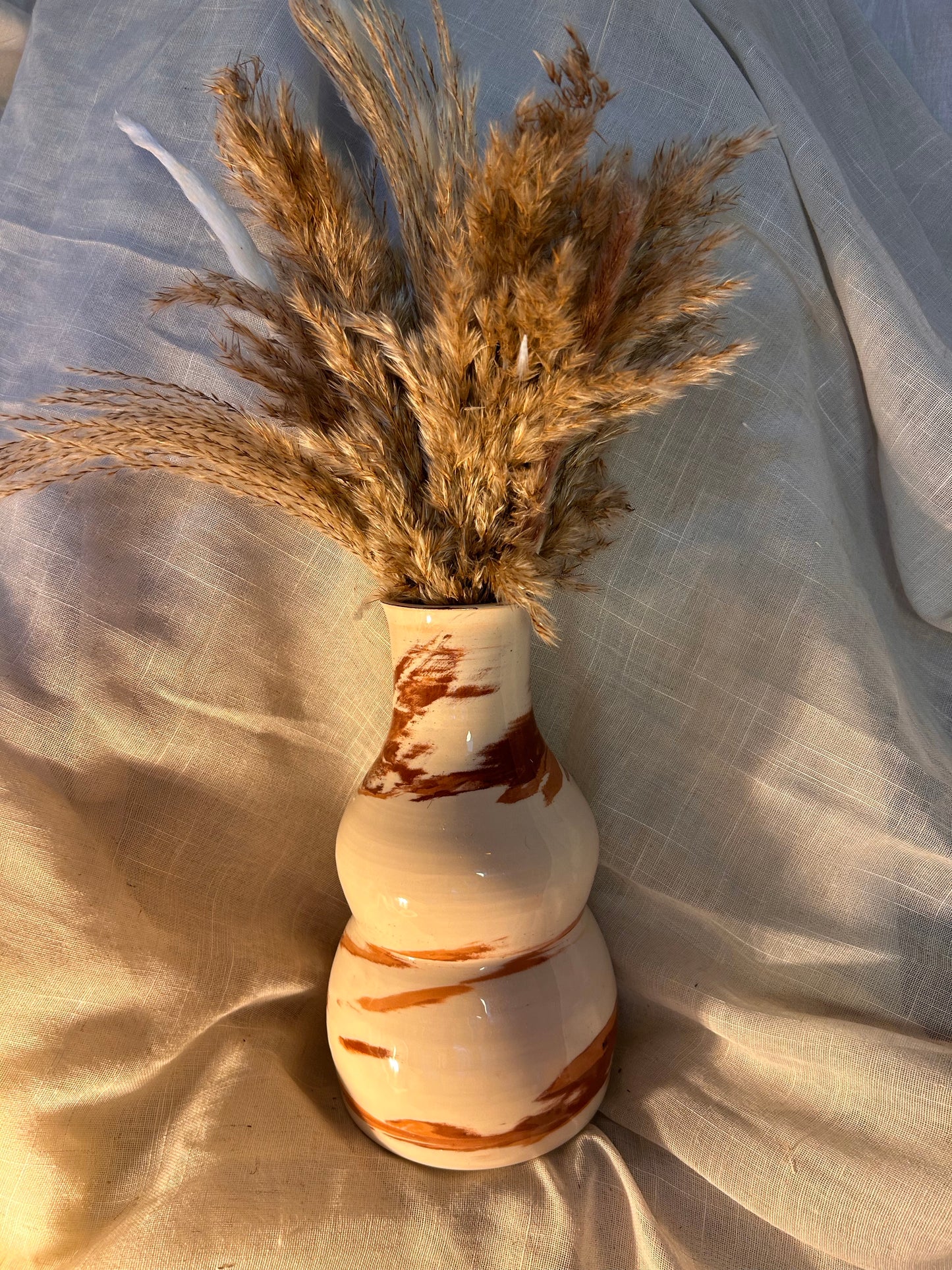Marbled Bubble Vase
