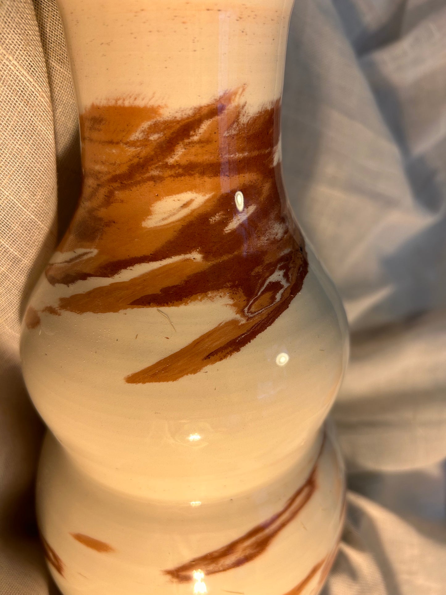 Marbled Bubble Vase