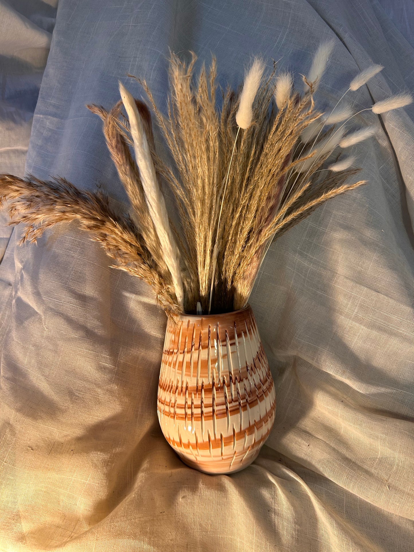 Textured Marble Vase